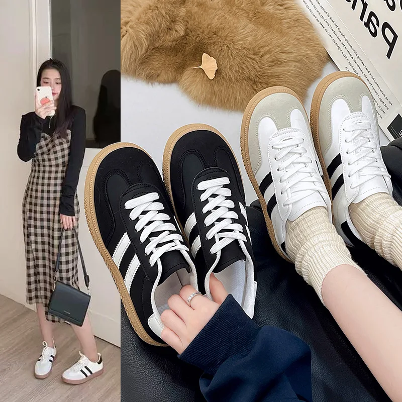 Flats Shoes Woman Trend Casual Sneakers Comfortable Lace Up Tennis Breathable Walking Jogging Zapatillas De Mujer designer shoes