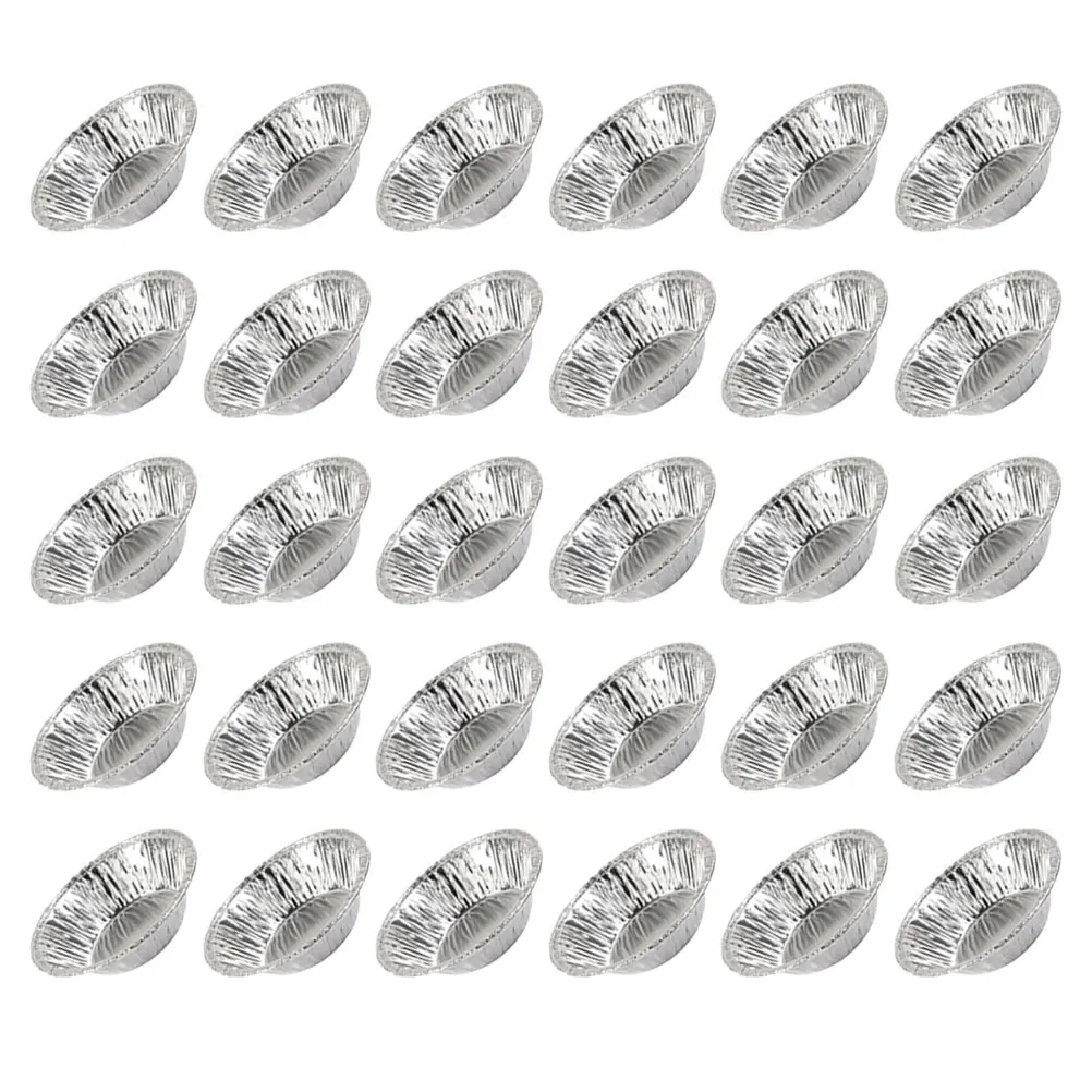 

400pcs Egg Molds Aluminum Foil Baking Tin Cake Molds Disposable Tools for Foil Cupcake Liners Kitchen Hotel Bakery