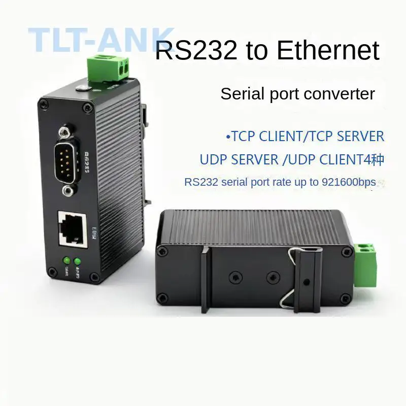 RS232 Serial to Ethernet Server, DB9 9Pin Serial to RJ45 Module, Modbus RTU to TCP/IP Gateway with MQTT Transparent Pass through