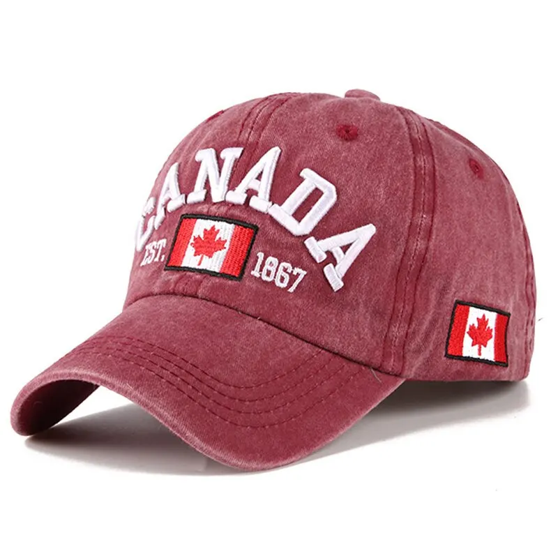 Men And Women Letters Fashion Trend Hat CANADA Letters Baseball Cap Cotton Versatile Baseball Cap