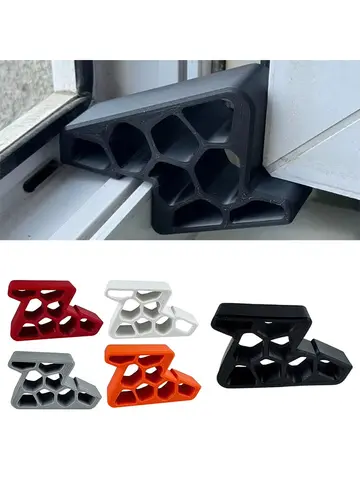 Heavy Duty Door Stopper Non-Slip Balcony Window Door Wedge Easy Install for Home Office Bathroom Kitchen