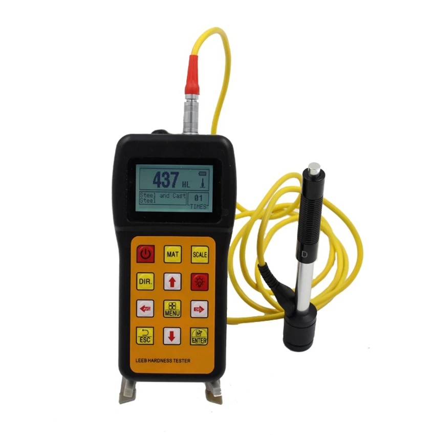 Portable Digital Leeb Hardness Tester for Metal Pipe Alloy Stainless Steel Hardness Measuring Tester HLA HB HRB HRC HRA HV HS