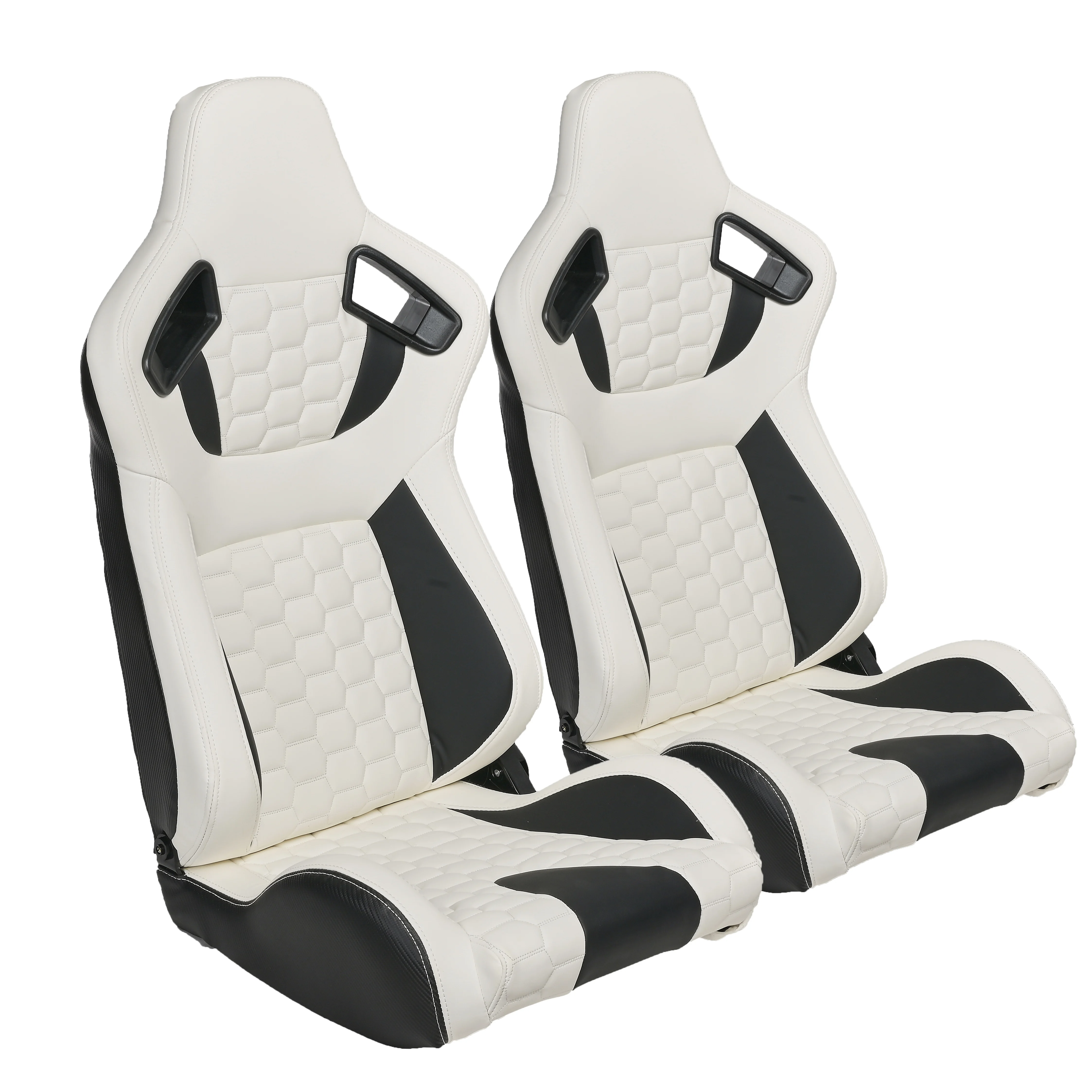 Racing Seats Leather Adjustable Simulator Sim Bucket Car Racing Seats JIABEIR 9008 White High Quality