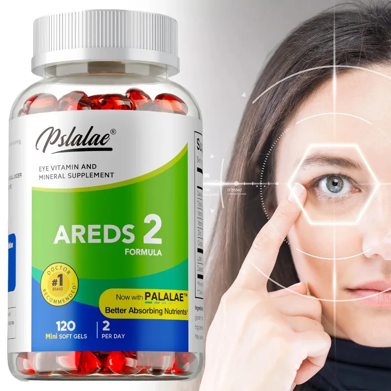 AREDS 2 Eyes Capsules - Contains Lutein and Zeaxanthin - To Support Vision and Macula Health, Reduce Eye Fatigue, Protect Eye