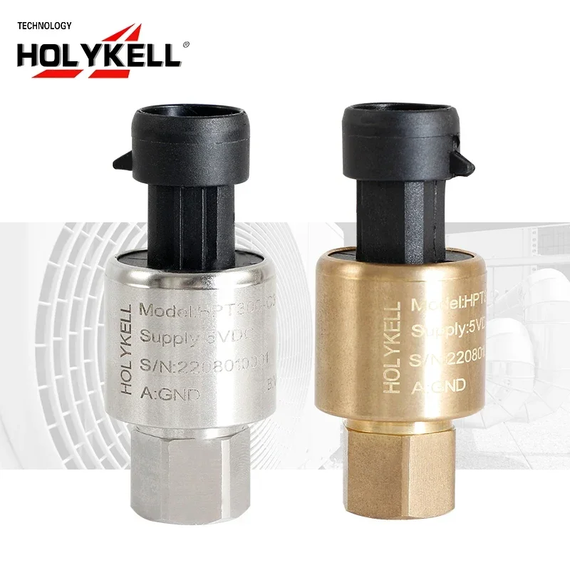 Holykell factory R410a R502 R507 brass Pressure Transducer for Refrigerant