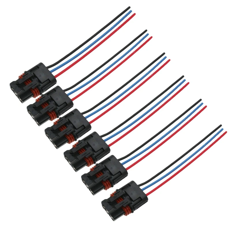 6Pcs Pulse Power Plug Connector Pigtail For Polaris Ranger XP1000 & RS1