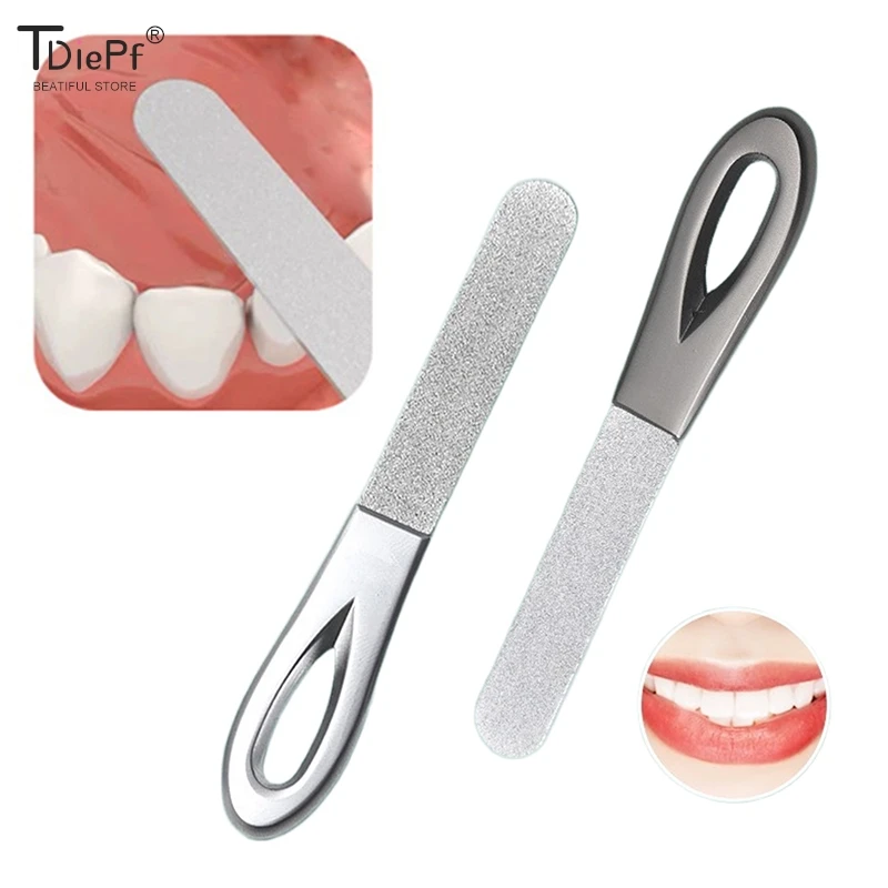 

Stainless Steel Teeth File Tooth Grinding Tools Wisdom Tooth Sandpaper Stick Dental Correction Tools Tooth Alignment