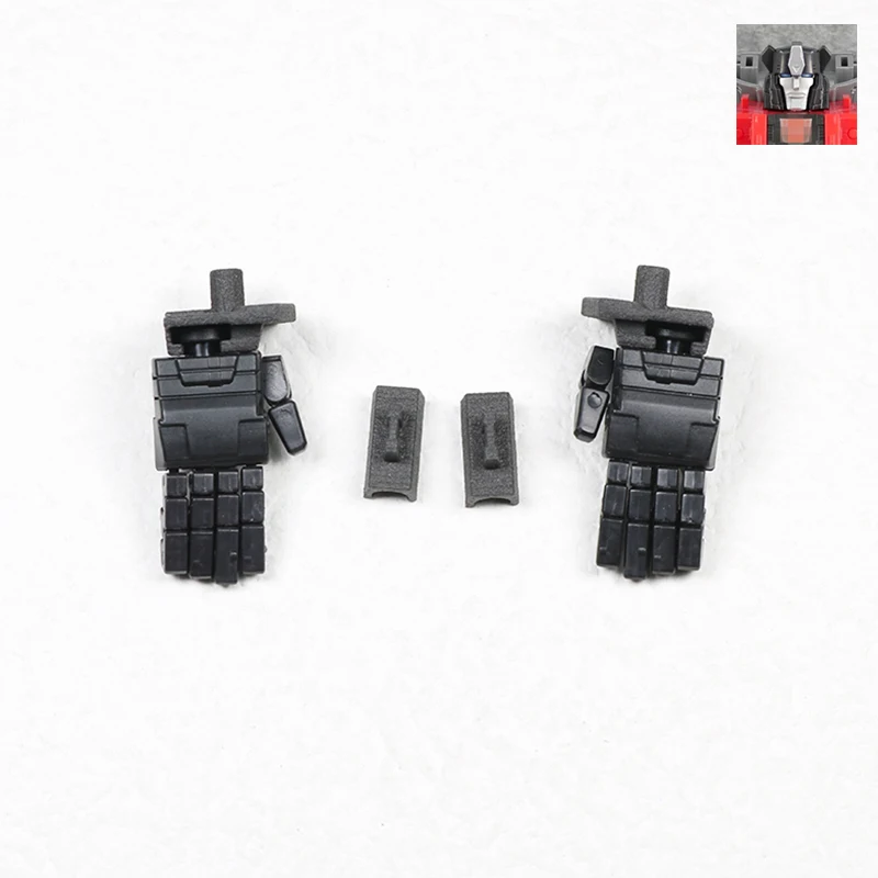 TIM Design-Kit de mise à niveau à main mobile, Transformation Titans Return, SIXSHOT God Ginrai Overlord Black Shadow, Rodimus Prime