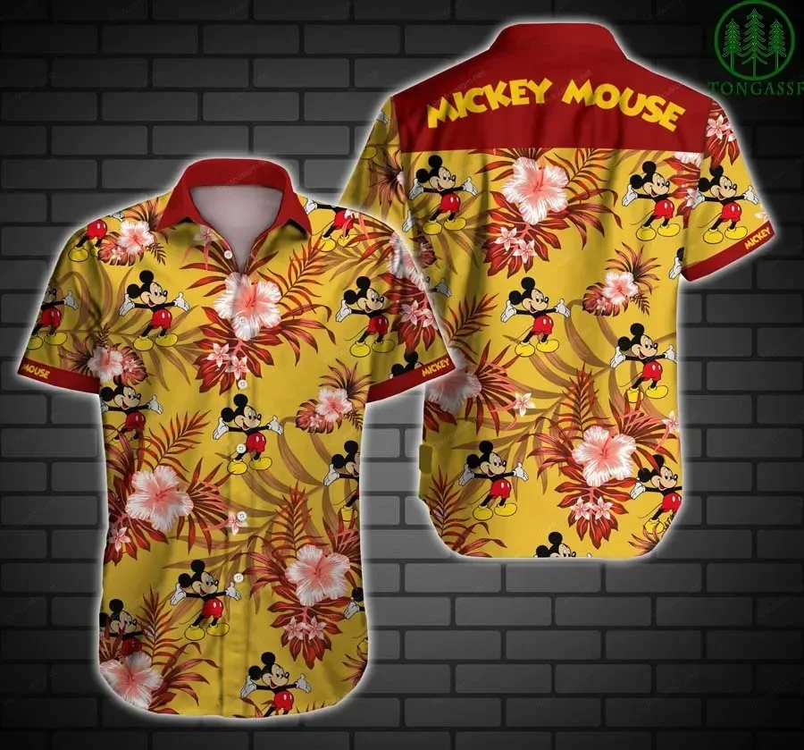 Disney Mickey Hawaiian Shirt For Men Daisy Pluto Picnic Hawaiian Shirt