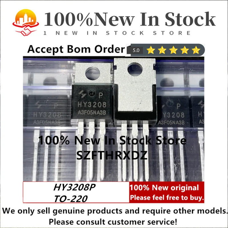 100% NEW ORIGINAL HY3208P TO-220 HY3208 TO220  Trans MOSFET 80V 120A 7.0mΩ