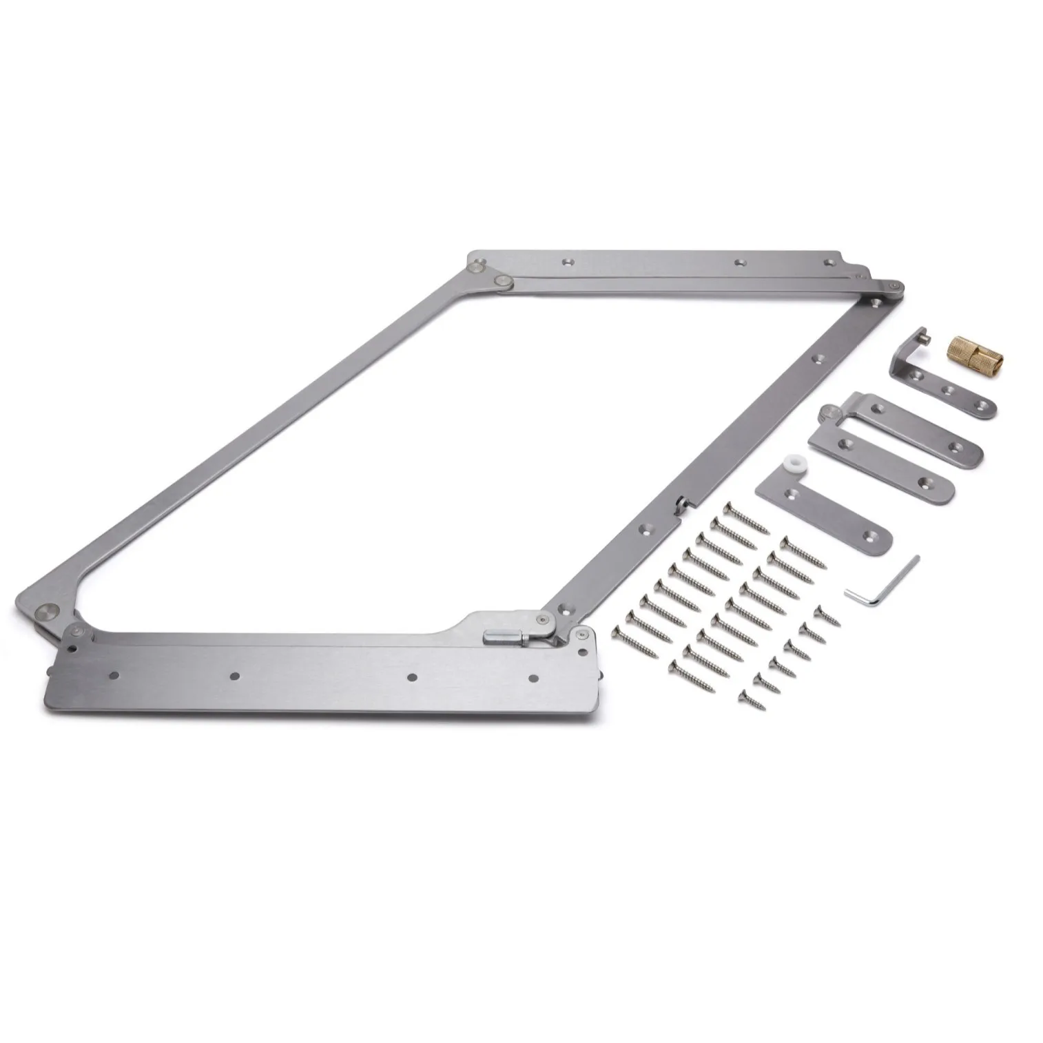 Folding Door Hinges Silent Sliding  Bedroom Toilet Wooden  Flat Folding Invisible Door Hinge Accessories No Lower Rail