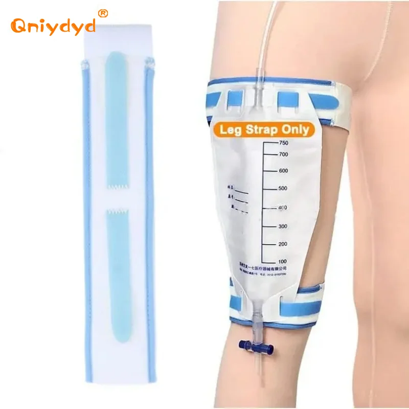 1Pcs Urine Bag Fixator Non-Slip Adjustable Elastic External Durable Urine Bag Leg Holder Fixation Band Starp