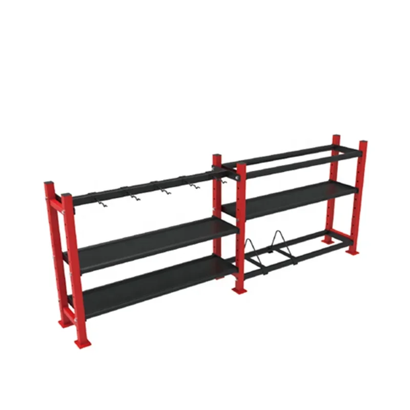 Multi-Purpose Dumbbell Kettlebell Combined Storage Rack Gym Equipment 2026