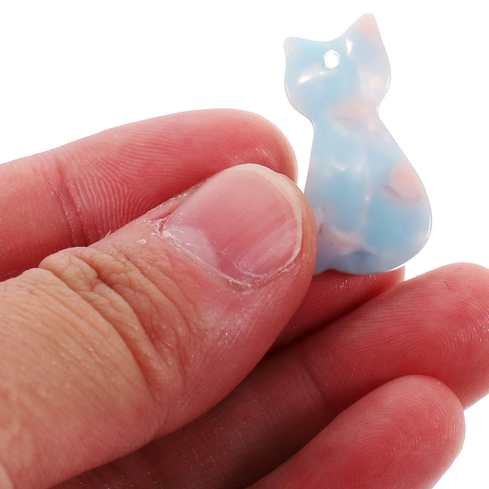 

30 Pcs Cat Pendant Jewelry Making Animal Shaped Dangle Charms Cute Accessories Acrylic Acetate Diy Pendants Woman for Bracelet