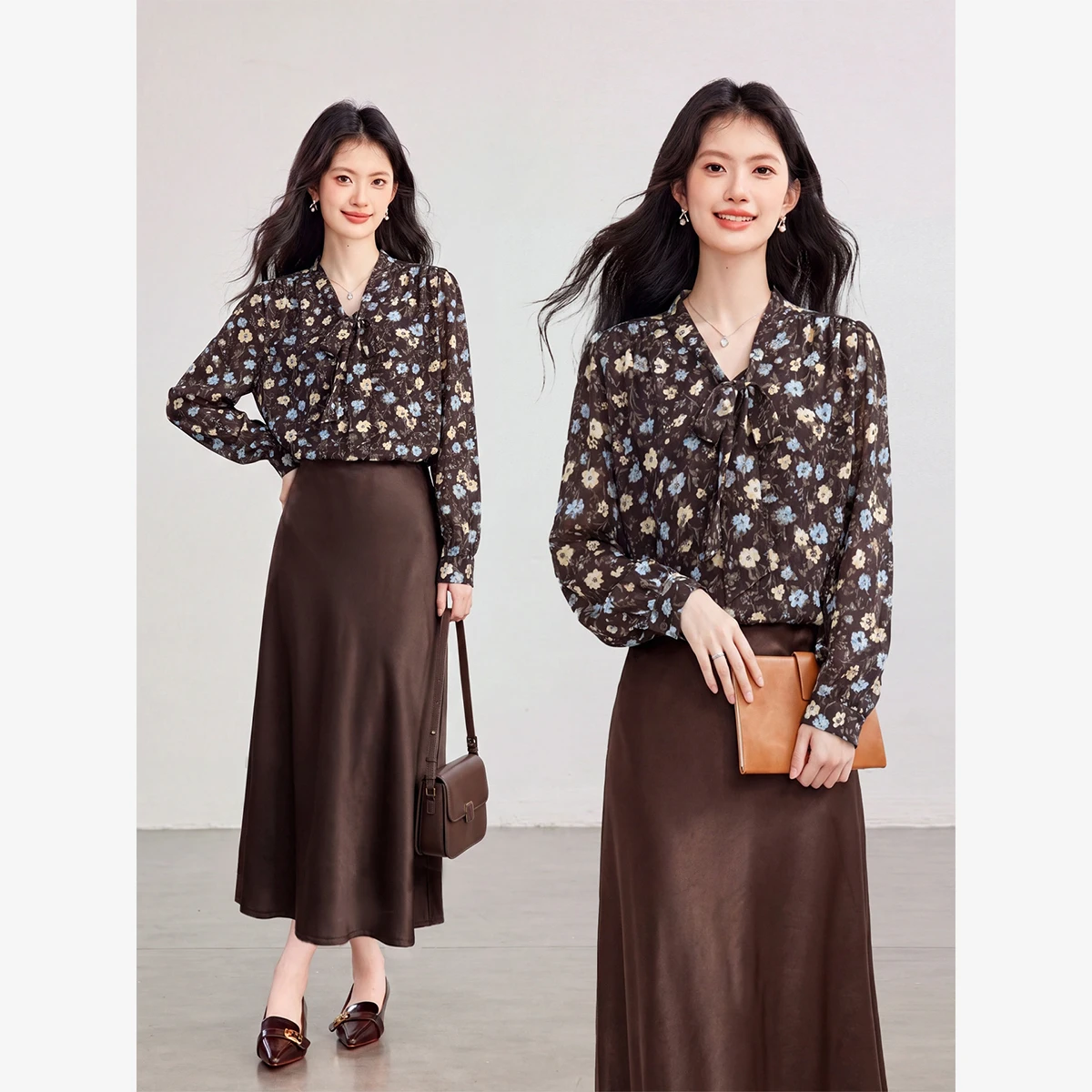 VIMLY Dames Vintage Elegante B - Midi Skirt Floral recensie en prijs
