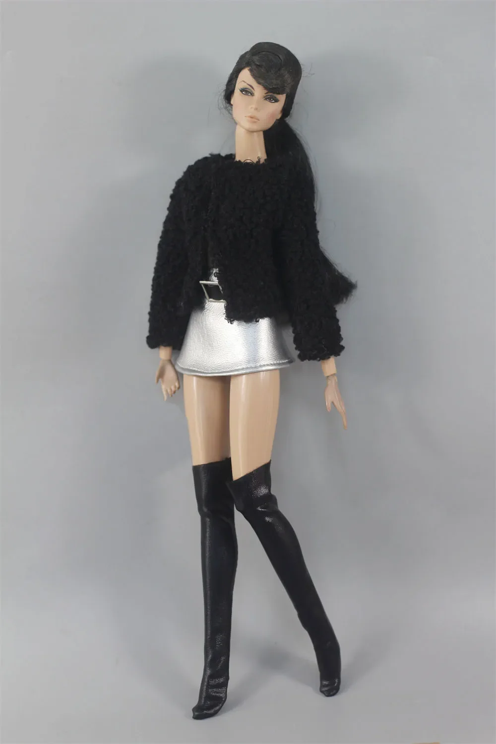 Doll Clothes 1:6 Scale Dress Fur Coat Outfit for 11.5 inch 30cm Doll Many Style for Choice Gifts for girls doll accessories #13
