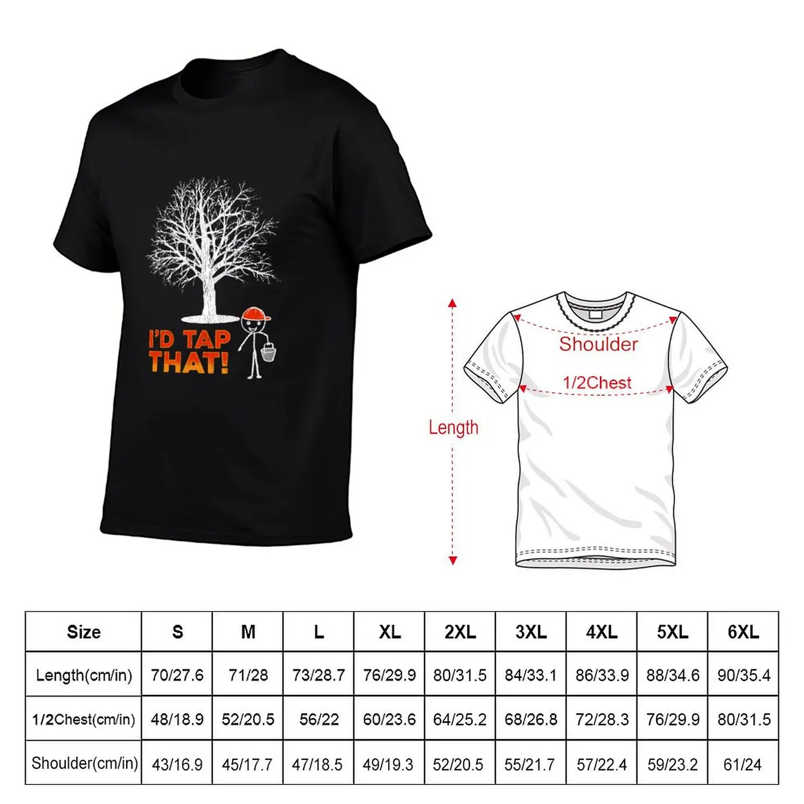 Maple Syrup Shirts I'D Tap That Sweater Vermont T-Shirt Basic Casual Wear Short Sleeve Top