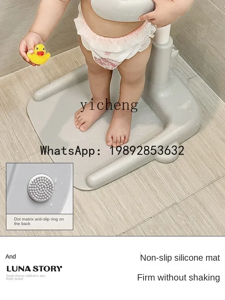 AG  Baby Standing Miracle Baby Sponge  Bathtub Bath Table Newborn Non-Folding Bath Basin