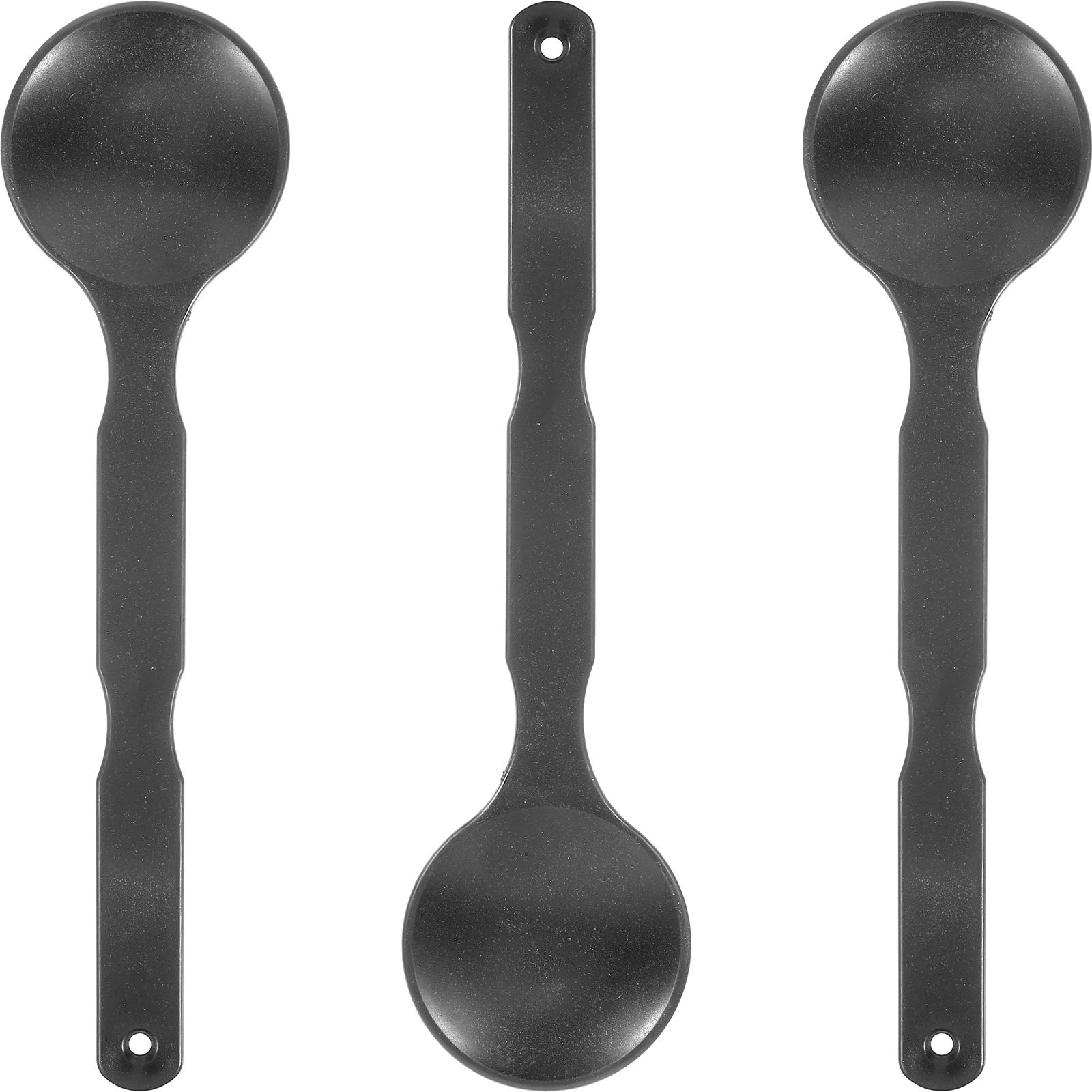 

3pcs Black Occluder Plate for Vision Test Eye Exam Equipment Plastic Optometry Tool Wide Handle Lightweight Durability