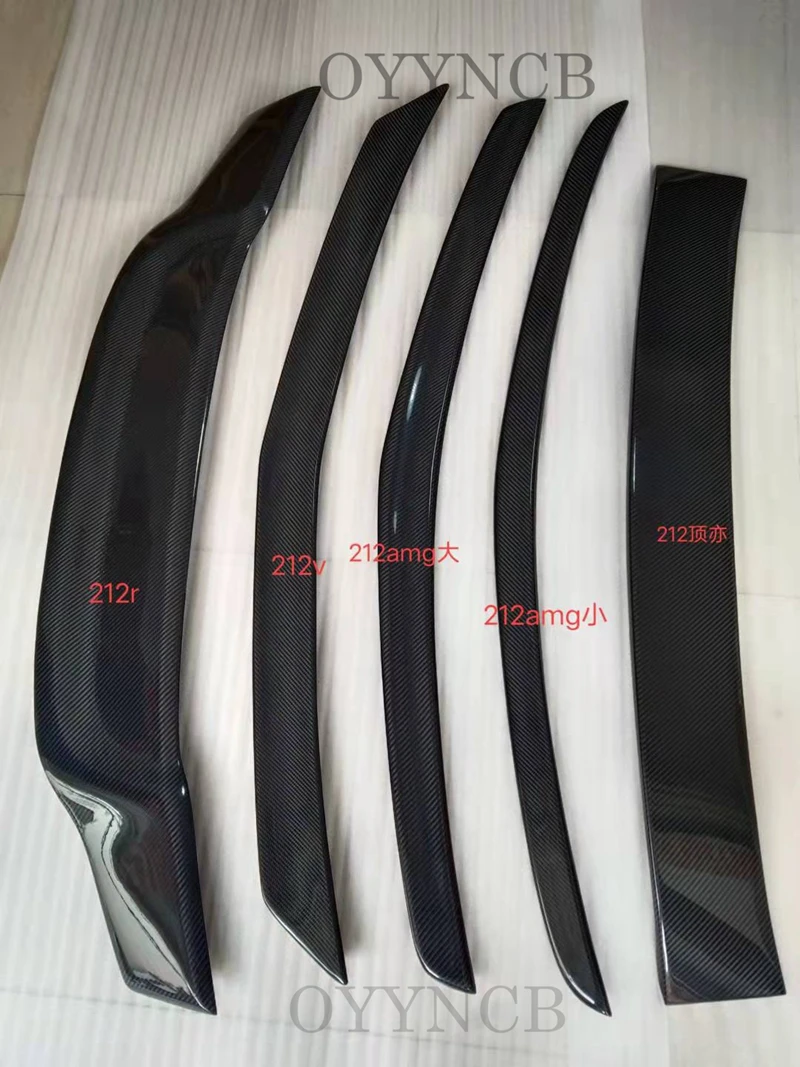 

Спойлер на крышку багажника из карбона, 5 стилей, для Mercedes-Benz W212 E63 AMG 2014-2016