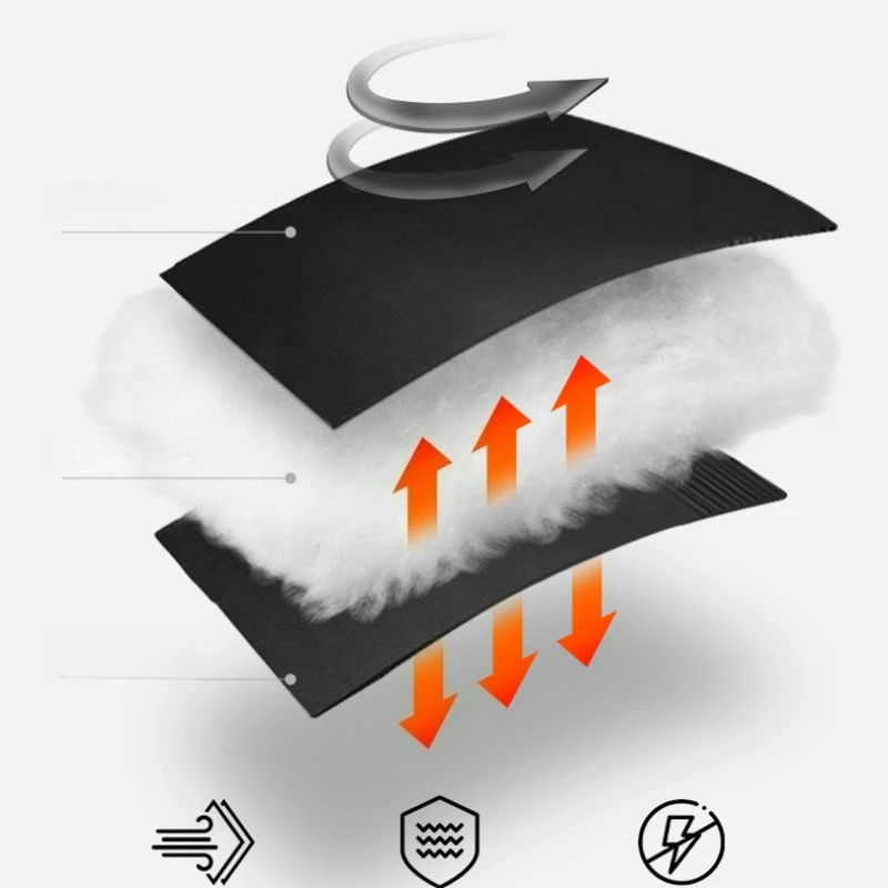 2025 Winter Fleece Warm Parka Men's Trendy Retro Thick Wool Lined Padded Jacket high quality Detachable Hooded Cold-proof Coat