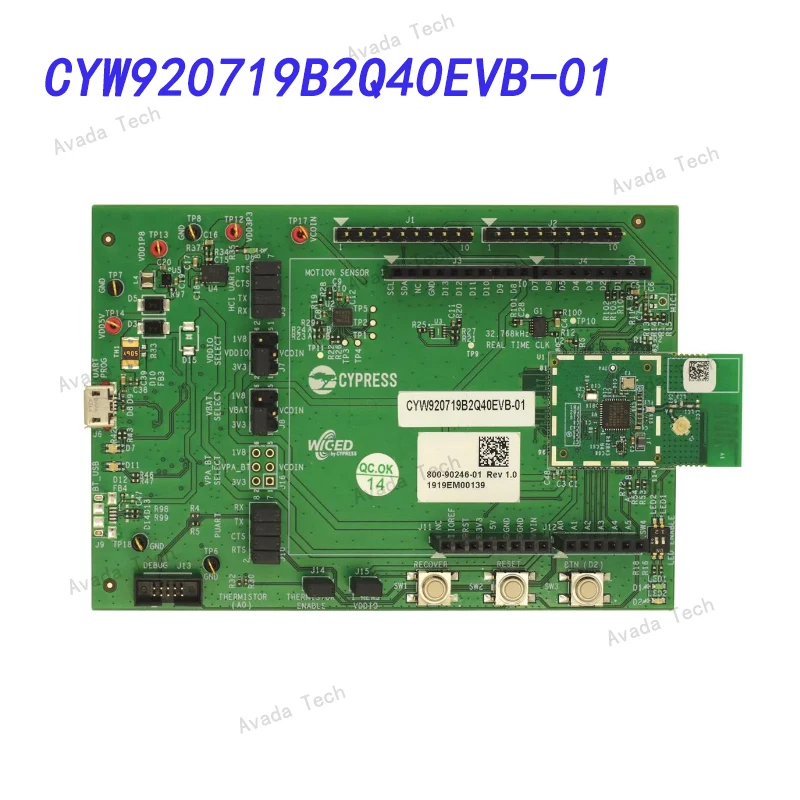 

Avada Tech CYW920719B2Q40EVB-01 Bluetooth Development Tools - 802.15.1 Development Kit