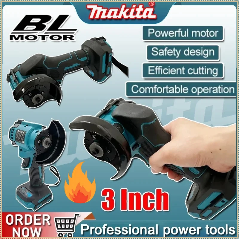 

Makita 3 Inch Mini Angle Grinder Cutting Circular Cordless Electirc CUT OFF Saw For Makita Battery Power Tool