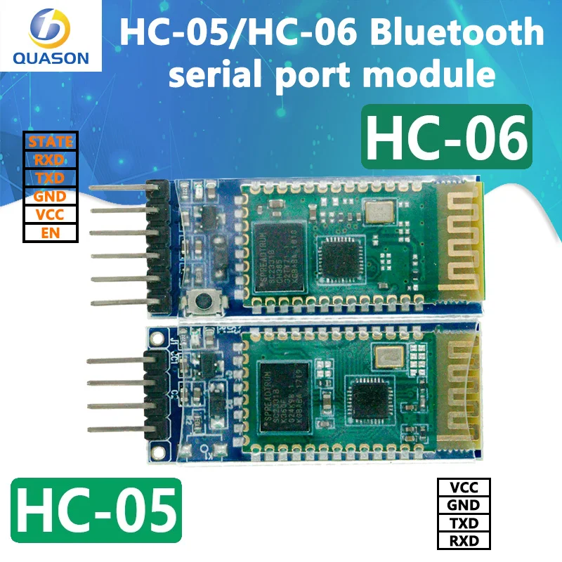 HC-05 HC-06 RF Wireless Bluetooth Transceiver Slave Module HC05 / HC06 RS232 / TTL to UART Converter and Adapter For Arduino