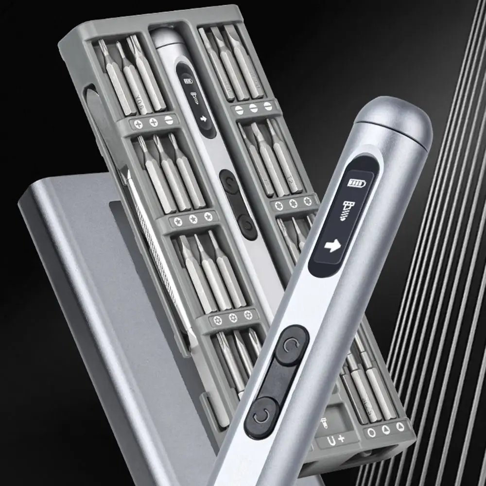 50 in 1 Electric Screwdriver Set Magnetic Type-C Fast Charging Screw Driver Bit Kit Multifunctional Removable