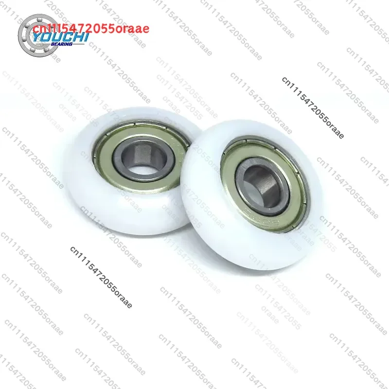 4pcs OD 30mm Rowing Machine Rollers 8x30x10mm BSR60830-10 POM Rower Wheel Plastic Coated Bearing Wheels