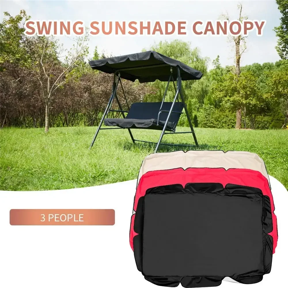 Outdoor Swing Chair Awning Garden Waterproof Swing Canopy Roof Cover Outdoor Garden Swing Chair Canopy Roof Shade