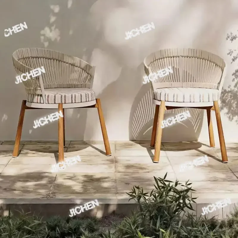 HZ Outdoor Rattan Rocking Chair Balcony Table And Chairs Outdoor Coffee Table Combination Three-piece Terrace Courtyard Outdoor