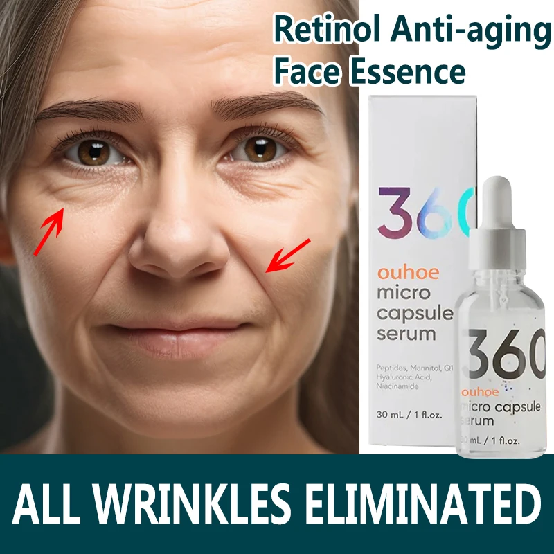 

New Instant Wrinkle Remover Face Serum Lifting Firming Fade Fine Lines Anti-aging Whiten Essence Nourising Skin Care 30ml