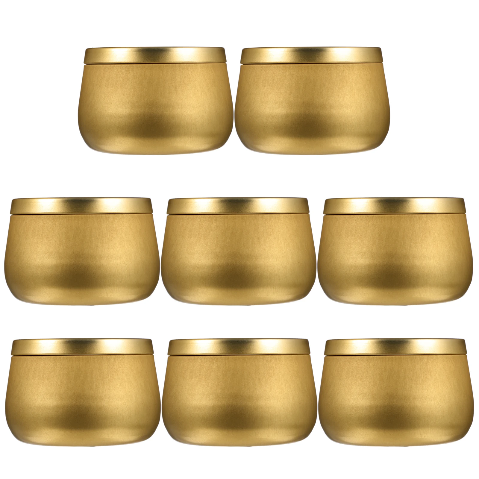 

8 Pcs Candy Tea Practical Container Tin Tins Pot Jewelry Canister Containers Tinplate Coffee Sugar Jars Storage Box