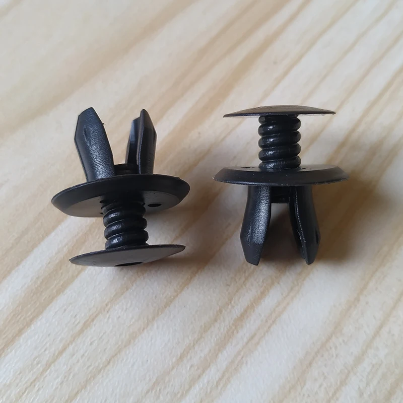 50Pcs Auto Fasteners Black Trim Panel Lining Clips For VW T4 T5 Transporter Eurovan Fixing Rievts 9mm 70186729901C
