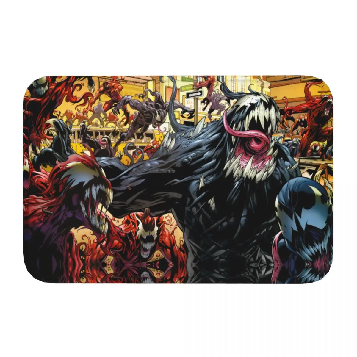 Marvel Venom Non-slip Doormat Exciting Living Room Bedroom Mat Welcome Carpet Home Pattern Decor