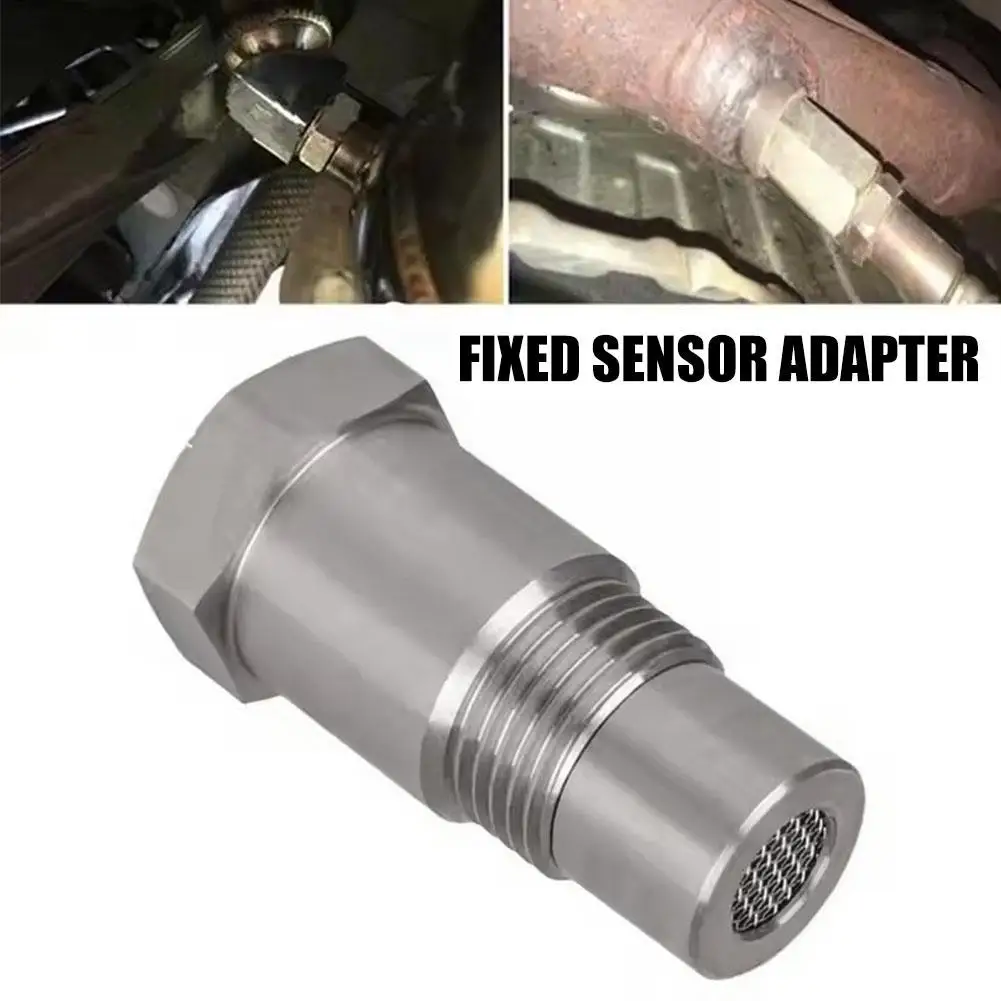2 قطعة لأداء الطرق الوعرة الأكسجين O2 الاستشعار M18X1.5 CEL إصلاح الأوكسجين الاستشعار محول ل قبالة الطريق محفز CSV قطع غيار السيارات