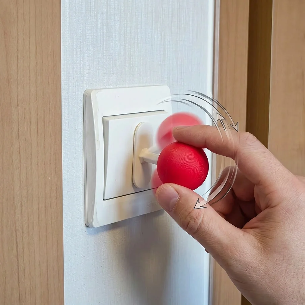 1/2/3pcs 3D Printed Cute Switch Lever Cover For Lamp Power Button Home Office Decoration DIY Custom Fun Novelty Accessory