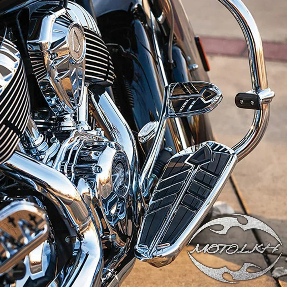 Long Highway Foot Pegs Fit For Indian Chief Chieftain Classic Springfieid Roadmaster 1-1/4