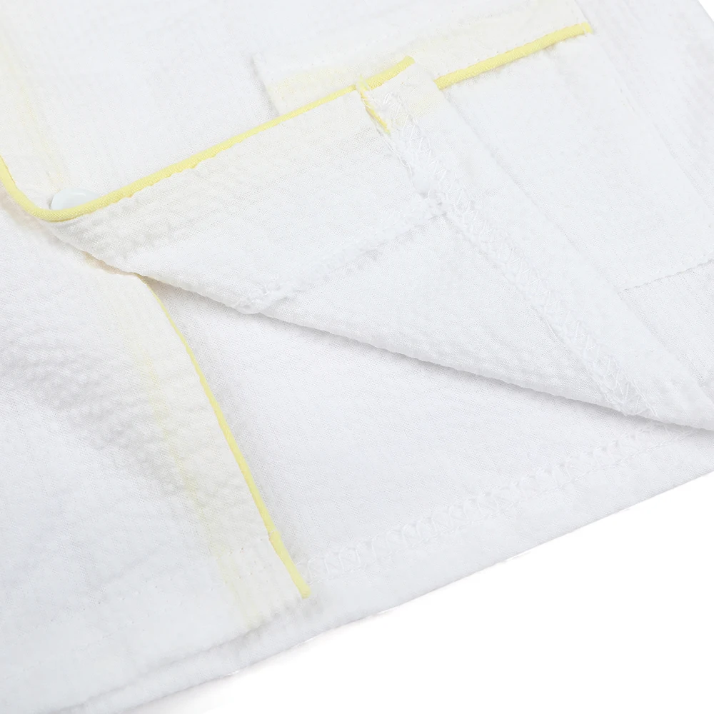 Summer Baby Clothes White Seersucker 100% Cotton Short Sleeve Kids Pajamas Set Siblings Matching Ruffled Boys Girls Pyjamas