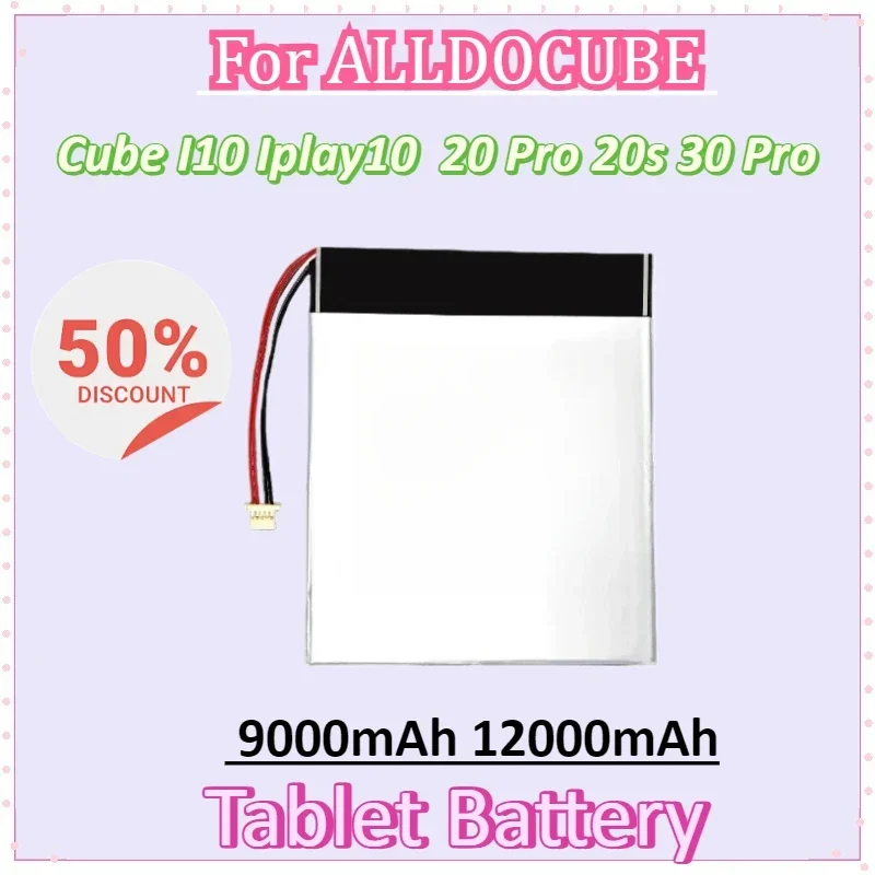

Аккумулятор для планшета 9000 мАч 12000 мАч для ALLDOCUBE Cube I10 Iplay10 Iplay10 Iplay 20 Pro 20s Iplay 30 Pro Аккумулятор для ноутбука