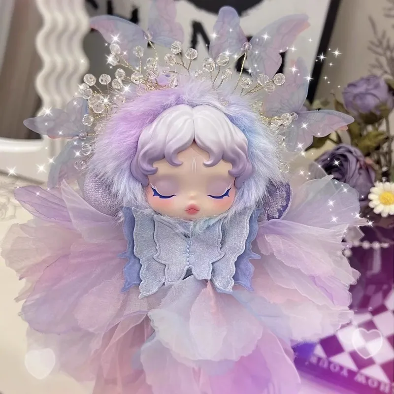 

【Только одежда】для одежды SP, виниловая тканая садовая кукла-волшебный переключатель, градиент, фиолетовое платье-бабочка, замена костюма