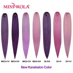 Miss Rola 카네칼론 합성 헤어, 점보 트위스트 브레이드, 대량 야키 스트레이트 헤어, 익스텐션 도매, 2025 새로운 색상