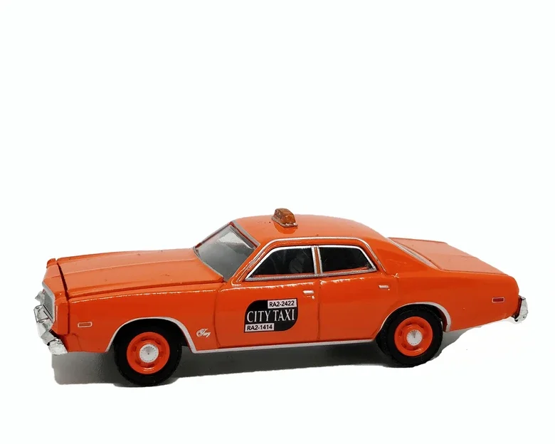 GreenLight 1:64 Plymouth fury 1977 City Taix boutique alloy car toys for children kids toys Model bulk