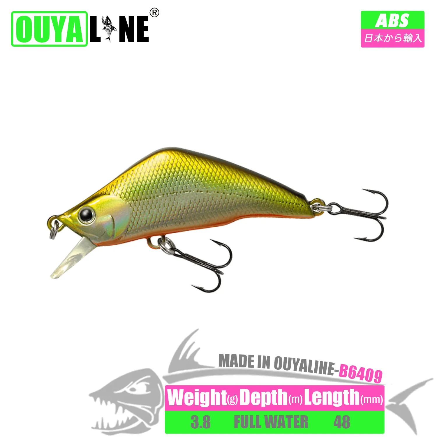 

Mini Minnow Fishing Lure 3.8g 48mm Sinking Artificial Plastic Hard Baits Pesca Bass Tackle Trolling Pike Carp Fish Leurre Angeln