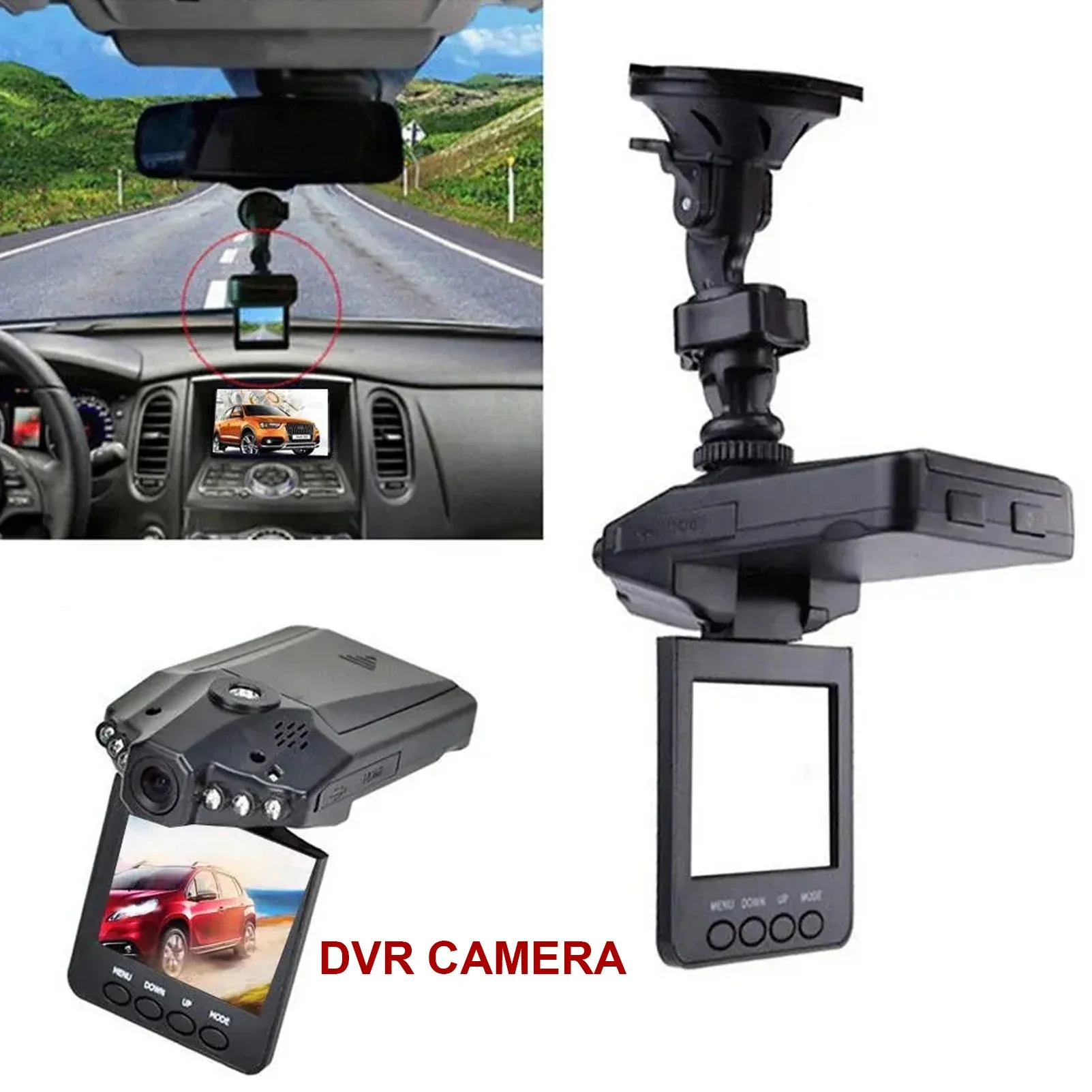 Professional Universal 2.5 Inch Full HD 1080P Car DVR Vehicle Camera Video Recorder Dash Cam Support SD/MMC Card