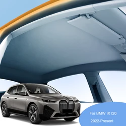 Car Upgrade Ice Cloth Buckle Sun Shades Glass Roof Sunshade Heat Insulation Sunroof Skylight Accessory For BMW IX I20 2022-2025