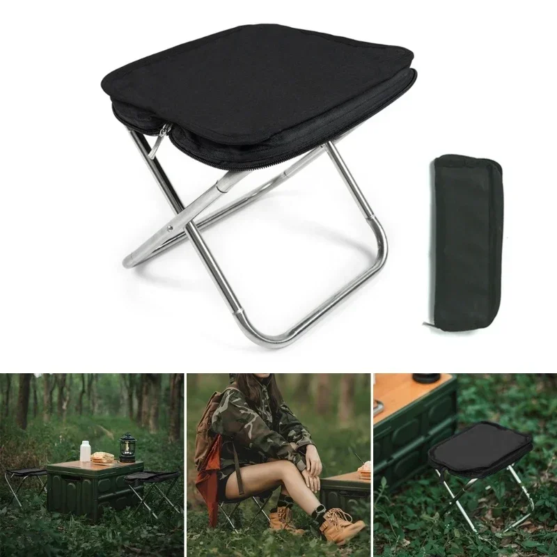 

Ultralight Portable Folding Chair for Camping, Fishing, Hiking, Gardening - Convenient Carry Bag Included for Outdoor Travel, BB