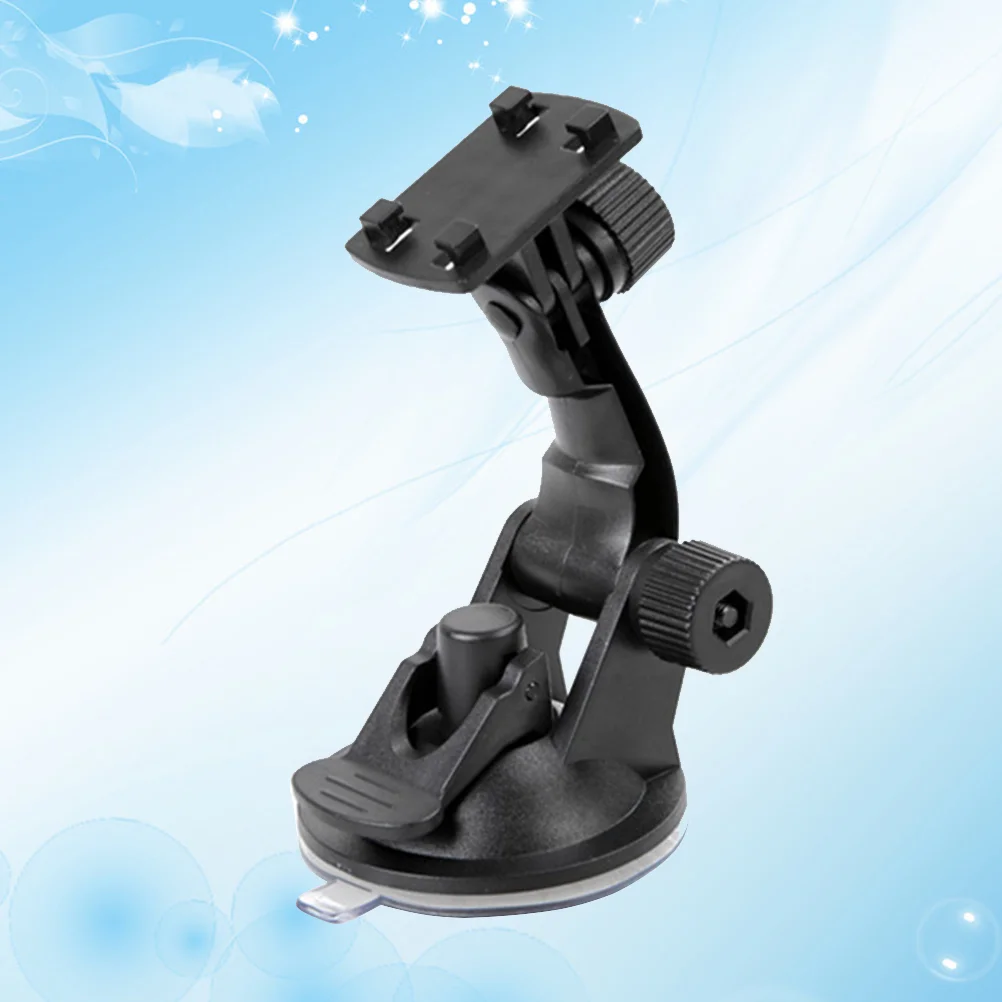 GPS Instrument Panel Multi-function Suction Cup 4 Buckles Car Phone Holder (Black) Phone Bracket Vehicle Mounted Phone Bracket