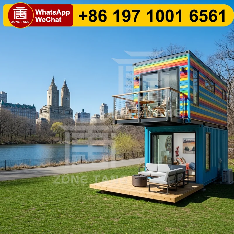 

Fabricated Homes Solar Ready Flat Pack Home Tiny Homes Eco-Friendly Prebuilt Homes Long Life Residential Anti Rust Repairable